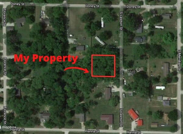 IN-GRE-TS0122-0.35 acre wooded city lot in Jasonville, IN - All utilities available!